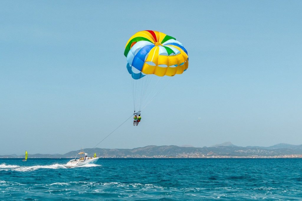 Parasailing depuis el Arenal