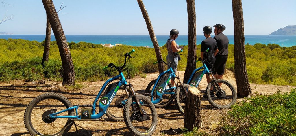 Excursion vélo-trot électrique