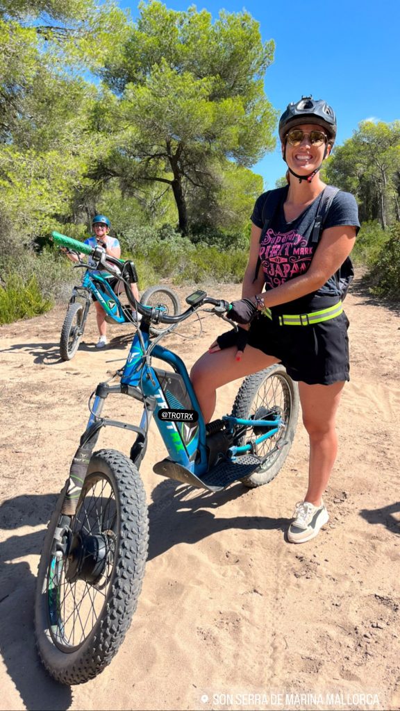 Excursion vélo-trot électrique