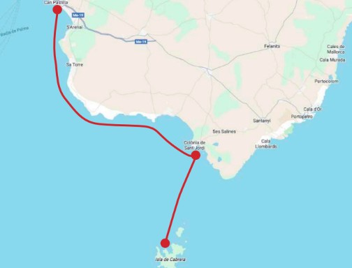 Sortie bateau à Cabrera